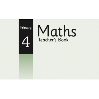 Maths 4 Teacher's Book...